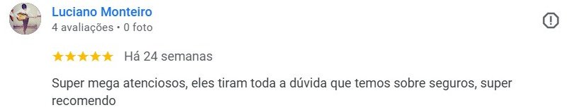 Comentário de Cliente